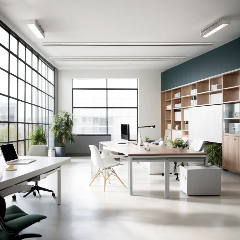 Professional organizer organizing a living room